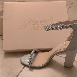 Jewel Badgley Mischka Bridal Heels